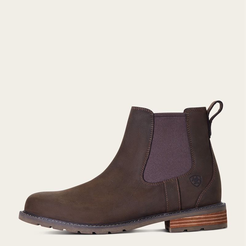 Ariat Wexford Waterproof Chelsea Boot Java Homme | UCM-39463391