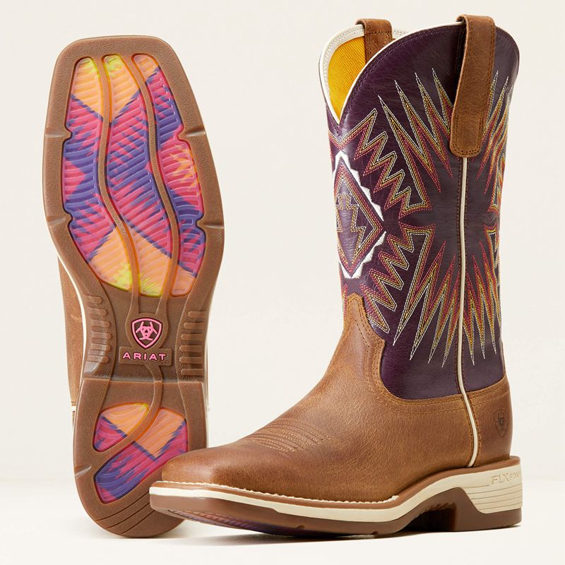 Ariat Ridgeback Western Boot Toasty Tan Femme | BKB-38079853