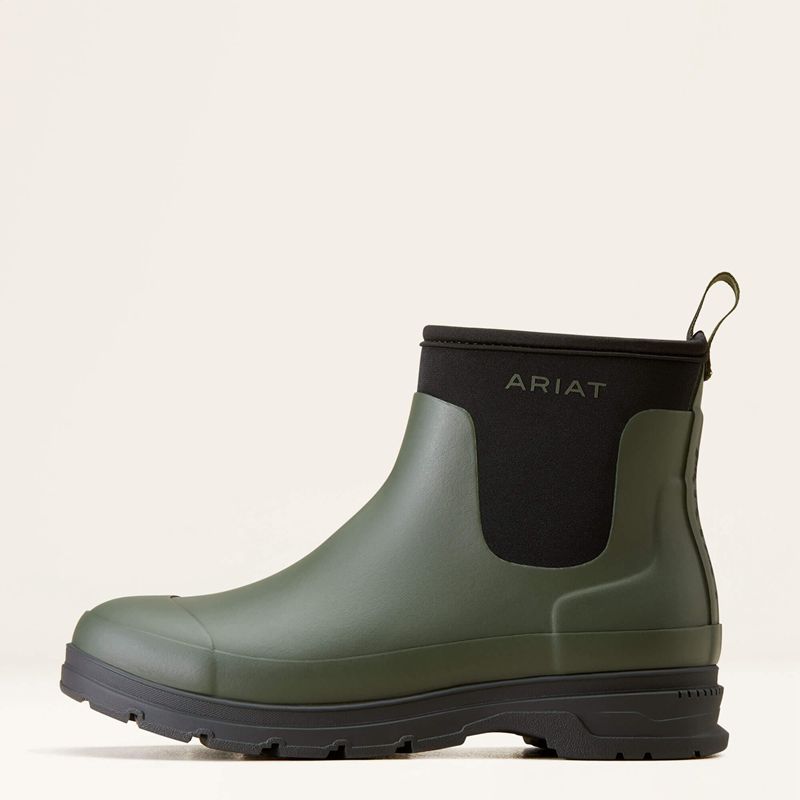 Ariat Kelmarsh Shortie Rubber Boot Vert Olive Foncé Femme | FTO-58213074