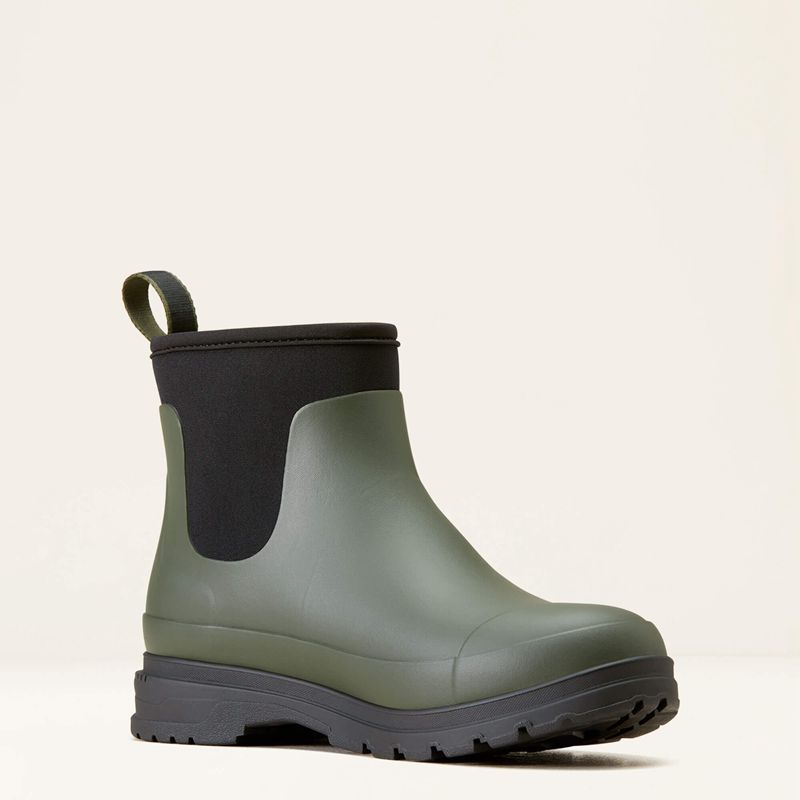 Ariat Kelmarsh Shortie Rubber Boot Vert Olive Foncé Femme | FTO-58213074