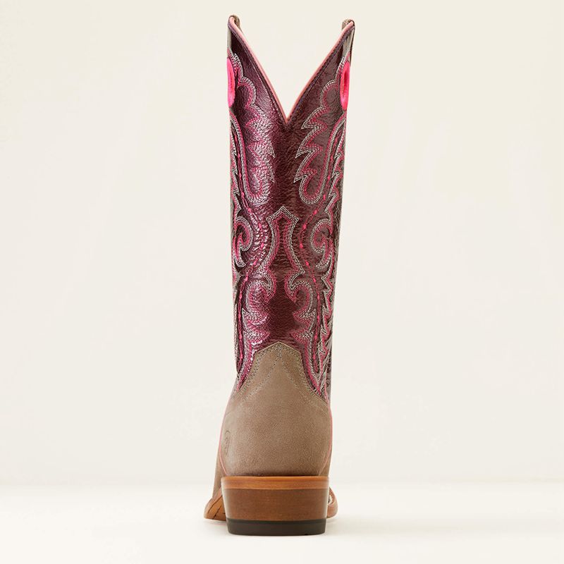 Ariat Futurity Boon Western Boot Smokey Roughout Femme | YTM-14064300