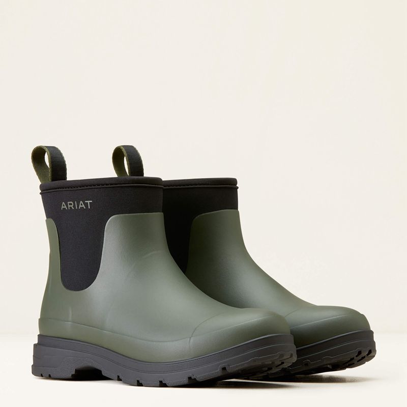 Ariat Kelmarsh Shortie Rubber Boot Vert Olive Foncé Femme | FTO-58213074