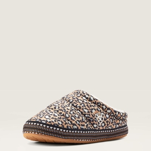 Ariat Crius Clog Slipper Leopard Femme | LOB-50048386