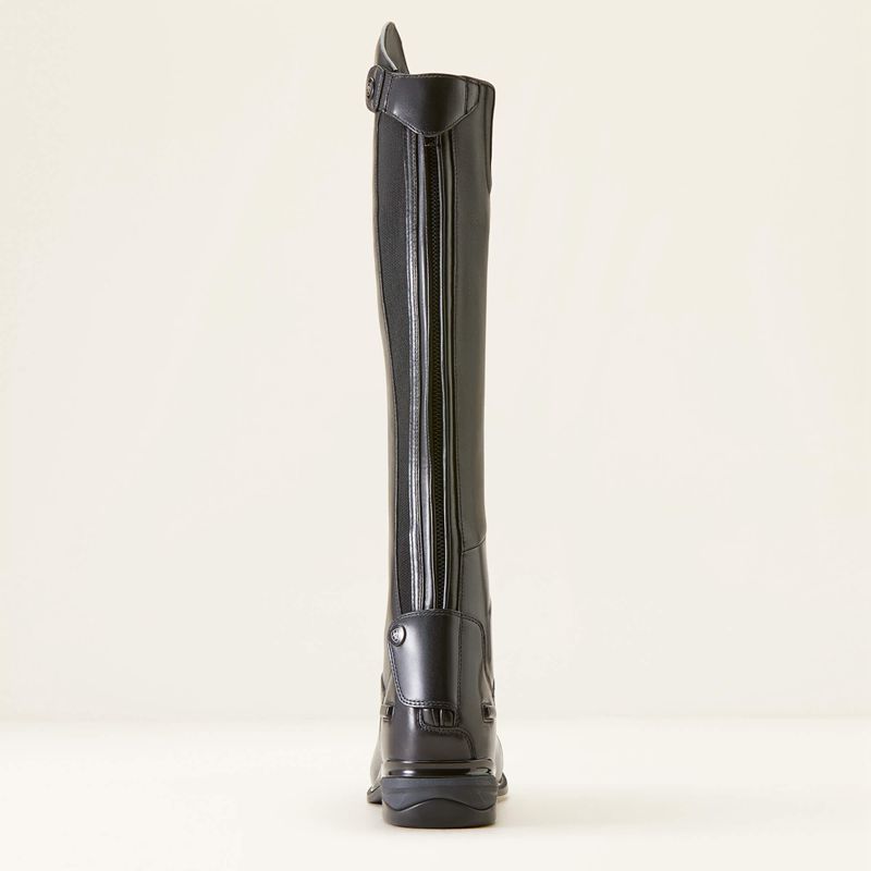 Ariat Devon Tall Riding Boot Noir Femme | IVA-62741474