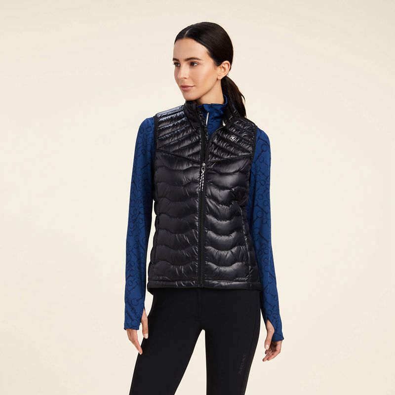 Ariat Ideal Down Vest Noir Femme | TPS-24856243