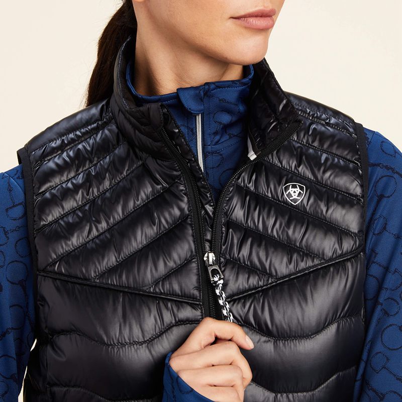 Ariat Ideal Down Vest Noir Femme | TPS-24856243