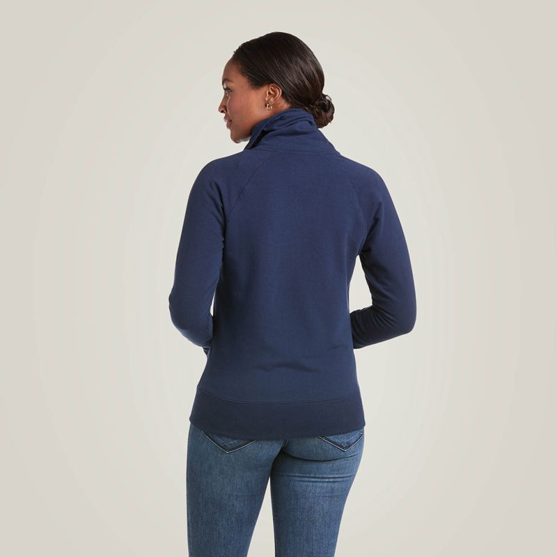 Ariat Logo Full Zip Sweatshirt Team Femme | ROJ-81190271