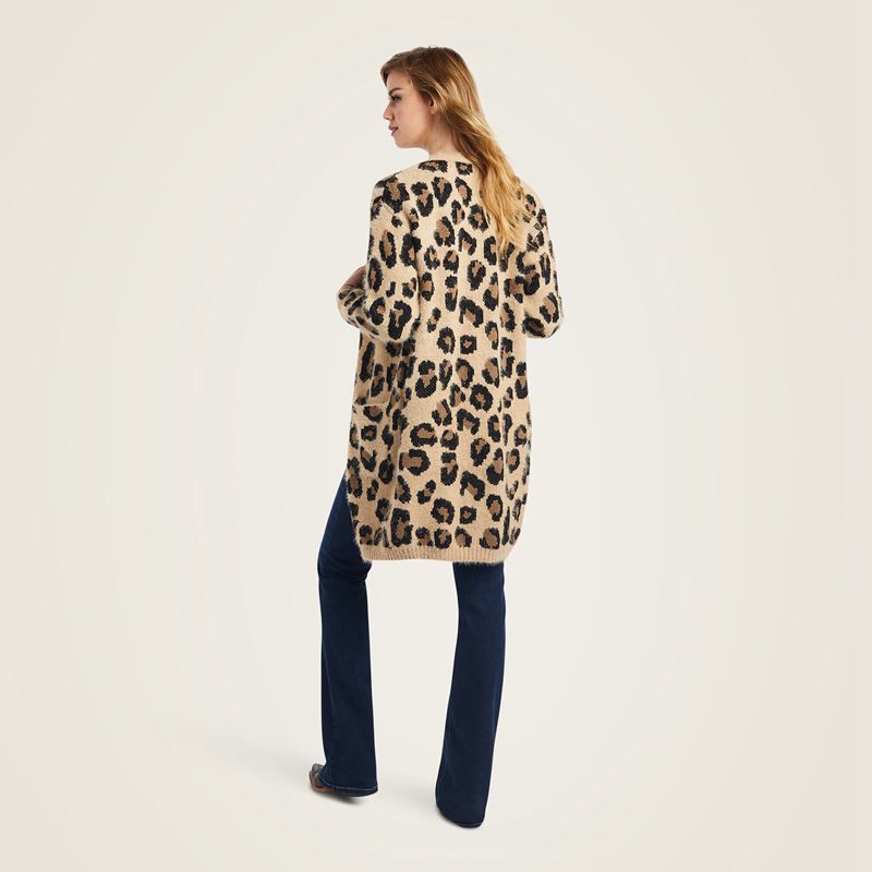 Ariat The Cat's Meow Sweater Leopard Femme | PVI-99756463