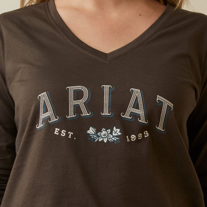 Ariat Flora Tee Banyan Bark Femme | ENR-56207644