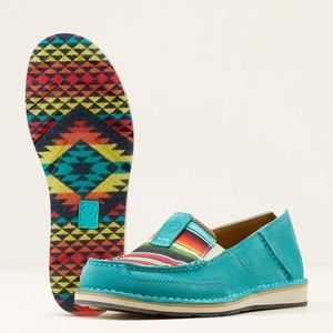 Ariat Cruiser Teal Suede/Striking Serape Femme | ORE-69235069