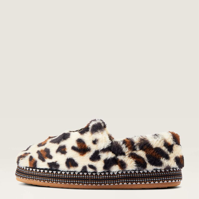 Ariat Snuggle Blanche Leopard Femme | IJR-19688916