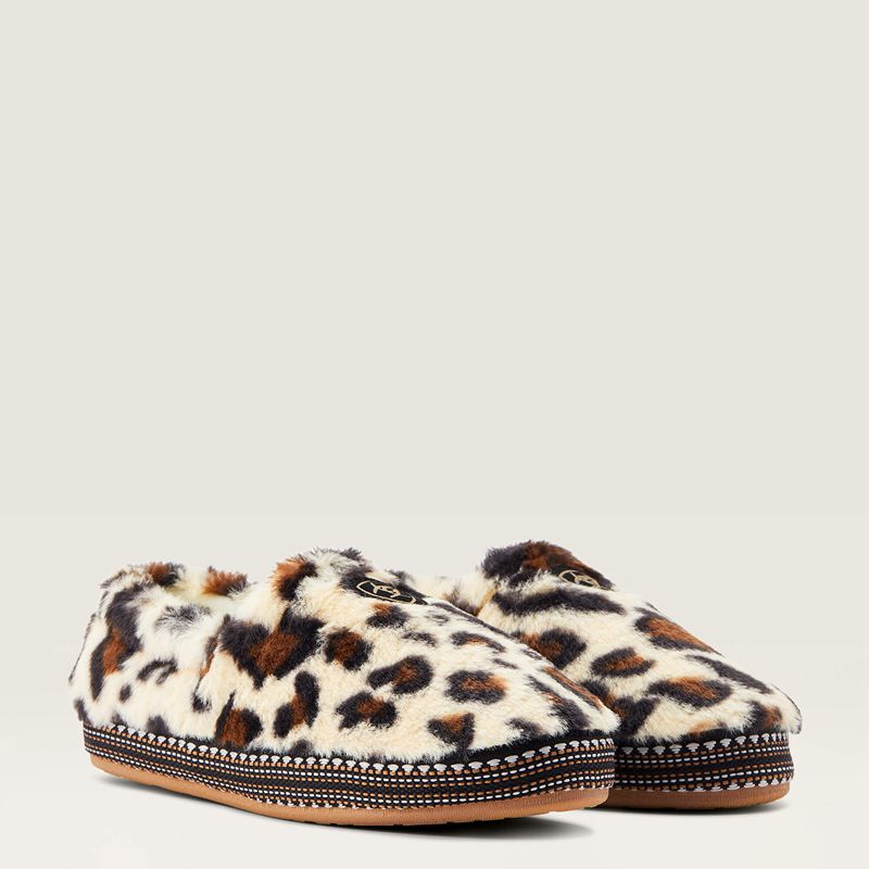 Ariat Snuggle Blanche Leopard Femme | IJR-19688916