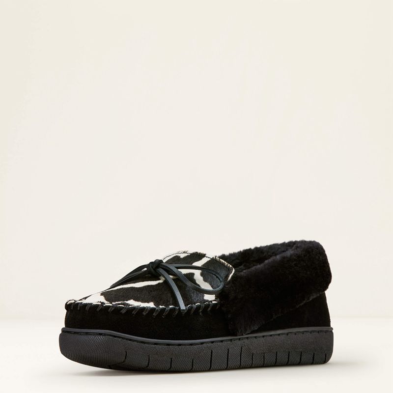 Ariat Moccasin Slipper Noir Femme | FOI-65624740