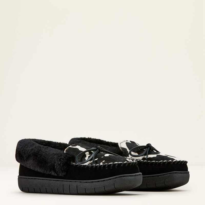 Ariat Moccasin Slipper Noir Femme | FOI-65624740