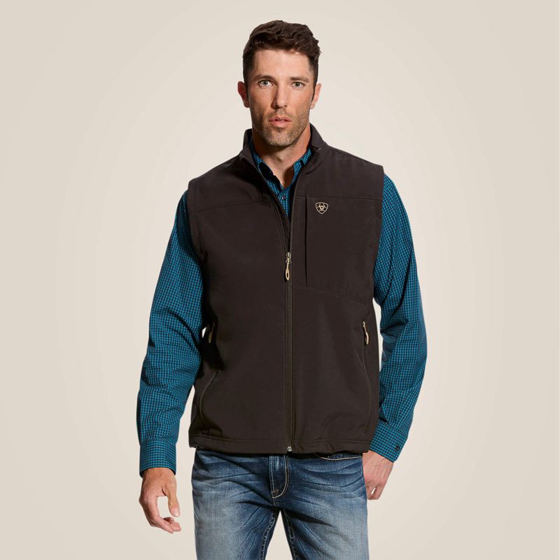 Ariat Vernon 2.0 Softshell Vest Espresso Homme | PTU-96209750