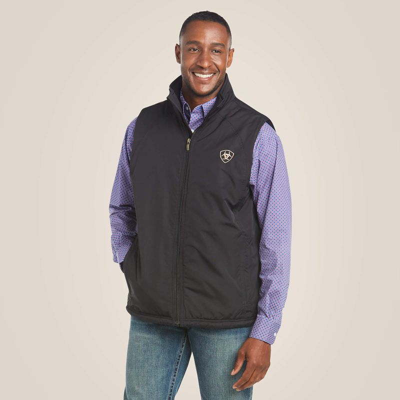 Ariat Team Logo Insulated Vest Noir Homme | CMW-17207942