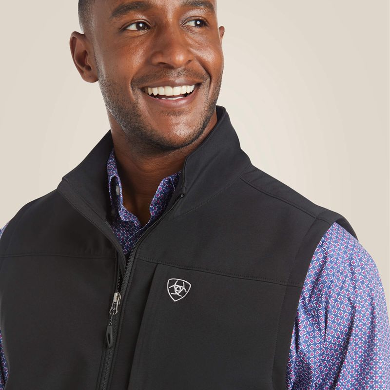 Ariat Vernon 2.0 Softshell Vest Noir Homme | RNV-44438521