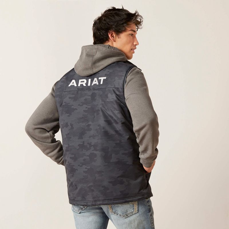 Ariat Team Logo Insulated Vest Camouflage Homme | OYI-14875678