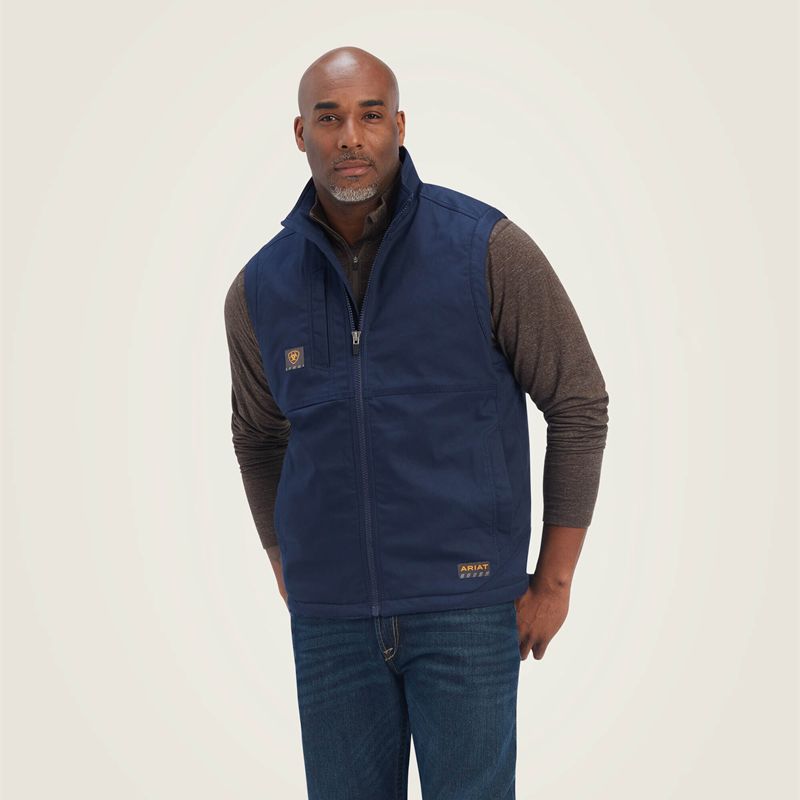 Ariat Rebar Duracanvas Vest Bleu Marine Homme | PEX-14508658