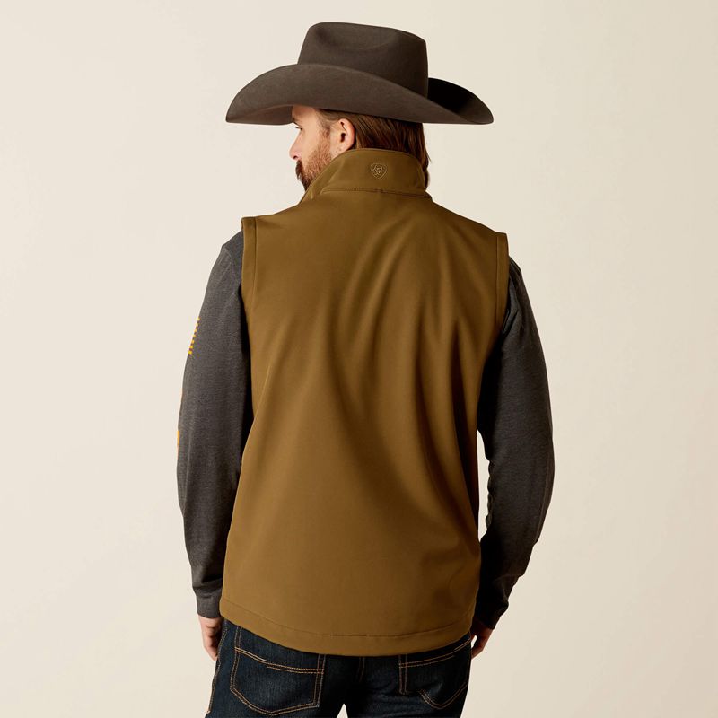 Ariat Logan Softshell Vest Beech Homme | WGA-95372854