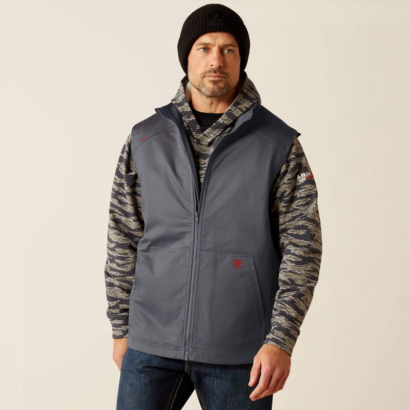 Ariat Fr Basic Insulated Vest Grise Homme | MHI-23648281