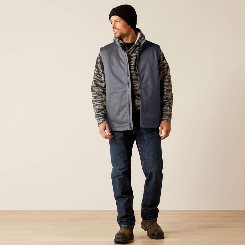 Ariat Fr Basic Insulated Vest Grise Homme | MHI-23648281