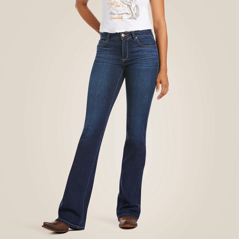 Ariat Ultra Stretch Perfect Rise Katie Flare Jean Maya Femme | IPC-00459428