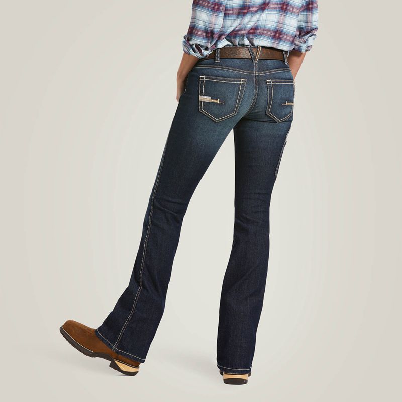 Ariat Rebar Durastretch Riveter Boot Cut Jean Hallow Femme | HEF-70625483