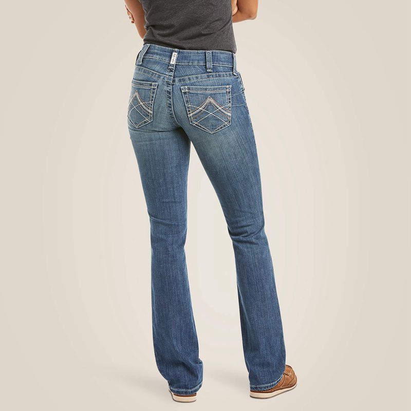 Ariat R.E.A.L. Straight Leg Jean Rainstorm Femme | NXN-53860686