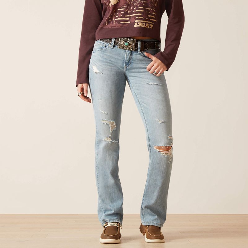 Ariat R.E.A.L. Low Rise Lucy Straight Jean Colorado Femme | MDV-02024523