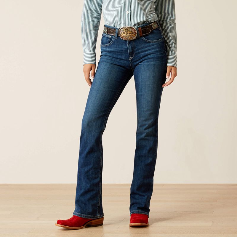 Ariat High Rise Lydia Boot Cut Jeans Portland Femme | EGW-41733084