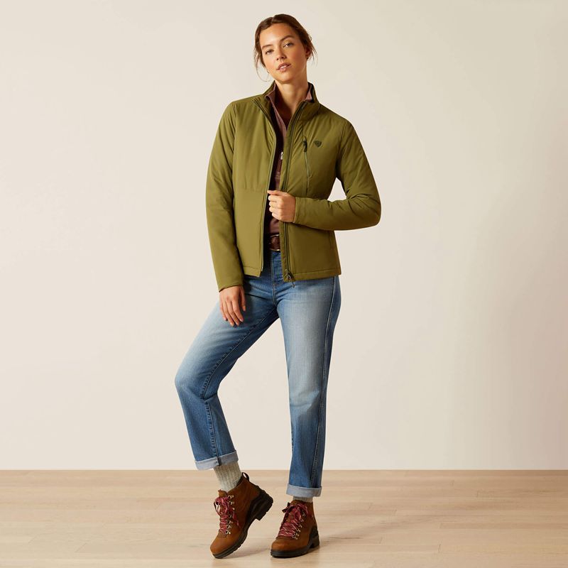 Ariat Rion Stretchshell Insulated Jacket Winter Moss Femme | IDI-36782694