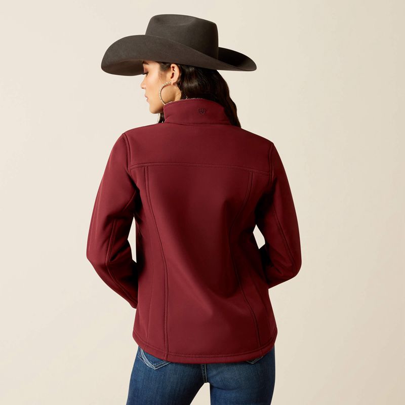 Ariat Berber Back Softshell Jacket Tawny Port Femme | BTZ-27903677