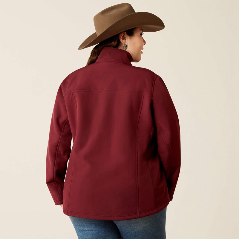 Ariat Berber Back Softshell Jacket Tawny Port Femme | BTZ-27903677