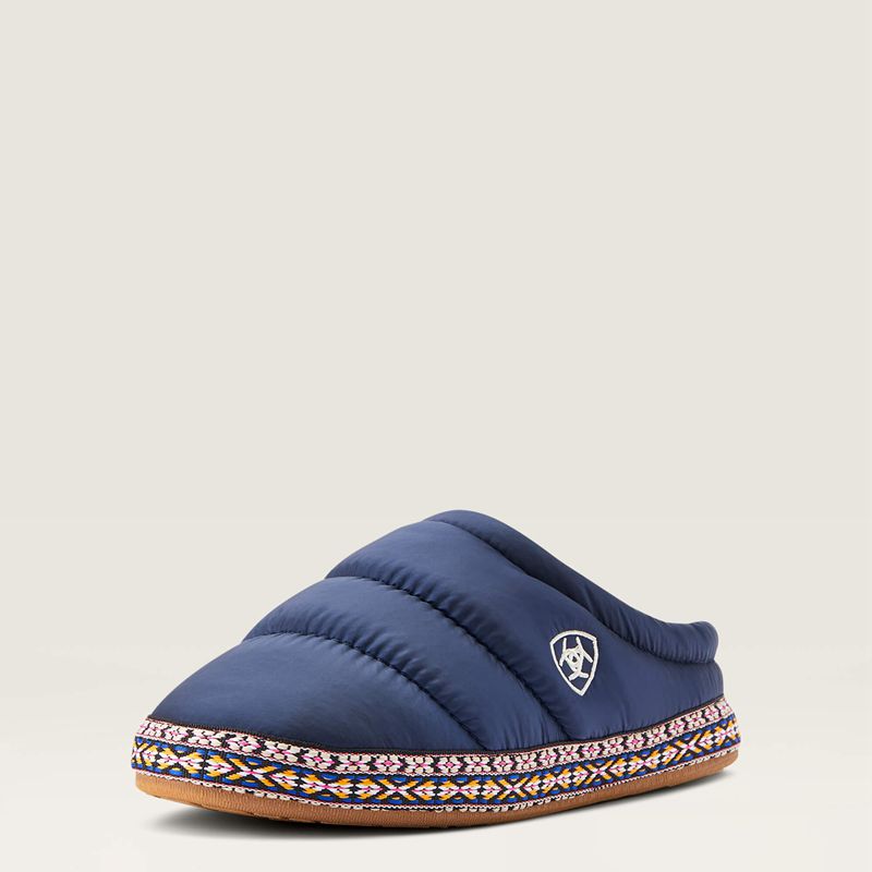 Ariat Crius Clog Slipper Bleu Marine Femme | JQB-18445173