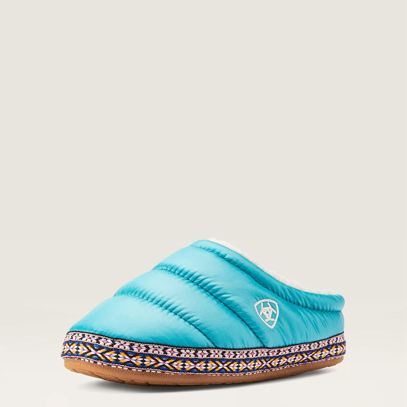 Ariat Crius Clog Slipper Turquoise Femme | RQH-70302750