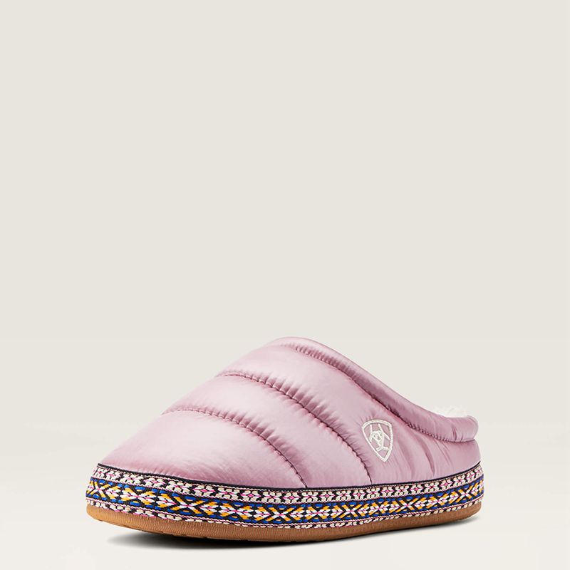 Ariat Crius Clog Slipper Rose Femme | DDQ-87243752