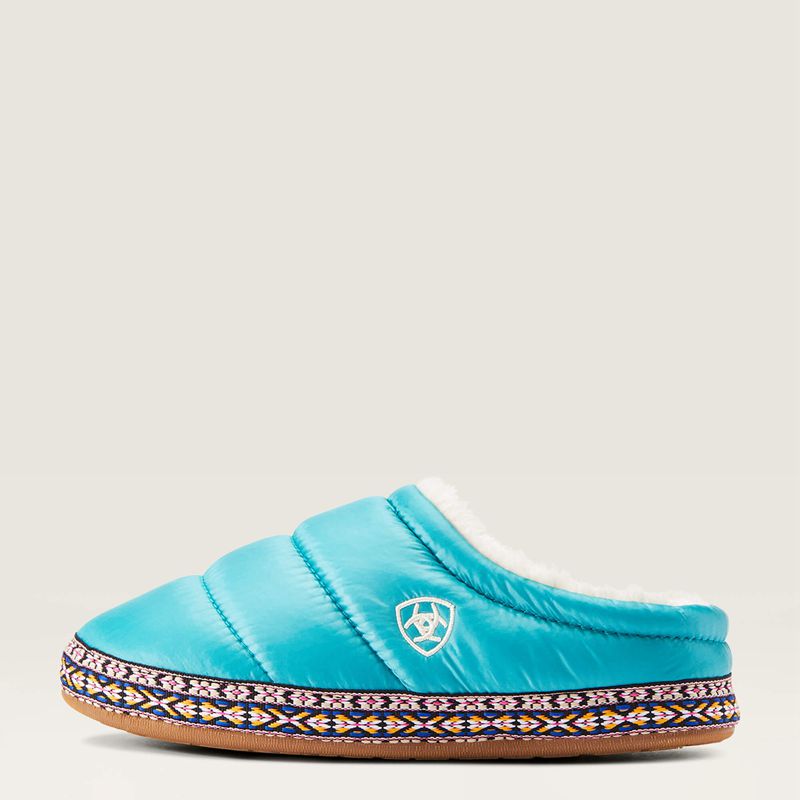 Ariat Crius Clog Slipper Turquoise Femme | RQH-70302750