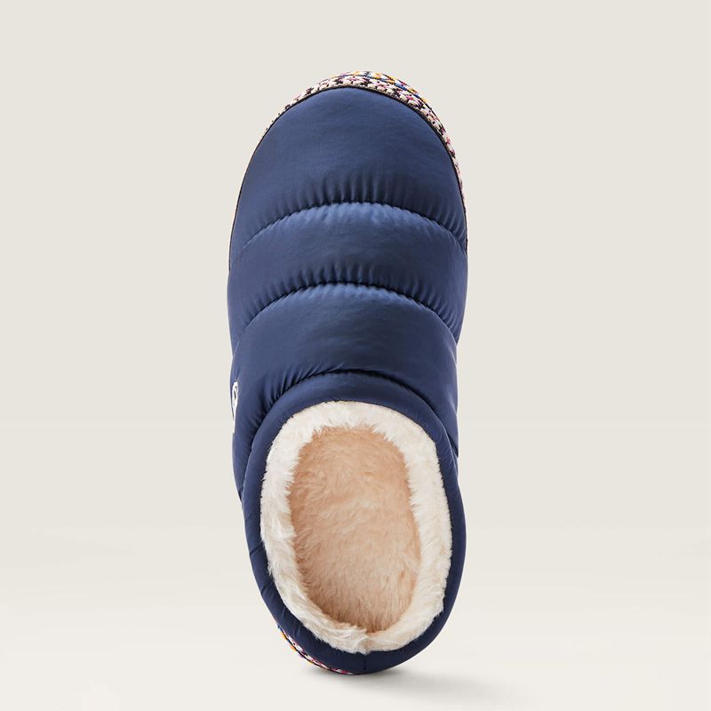 Ariat Crius Clog Slipper Bleu Marine Femme | JQB-18445173