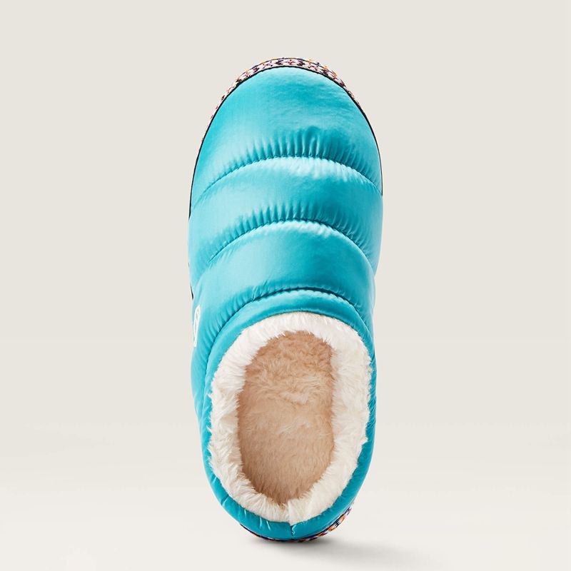 Ariat Crius Clog Slipper Turquoise Femme | RQH-70302750