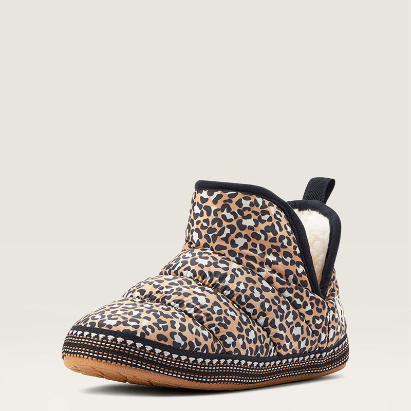 Ariat Crius Bootie Slipper Leopard Femme | UBV-39959356