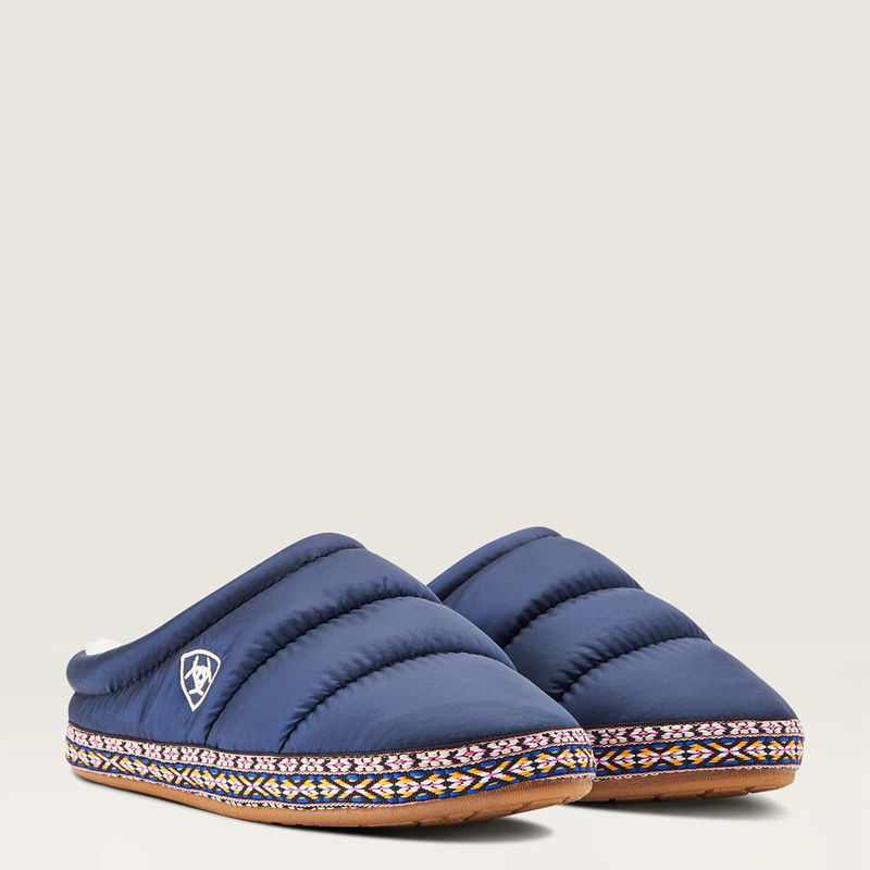 Ariat Crius Clog Slipper Bleu Marine Femme | JQB-18445173