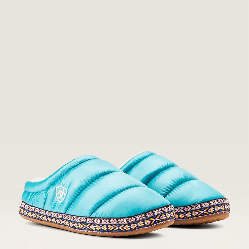 Ariat Crius Clog Slipper Turquoise Femme | RQH-70302750