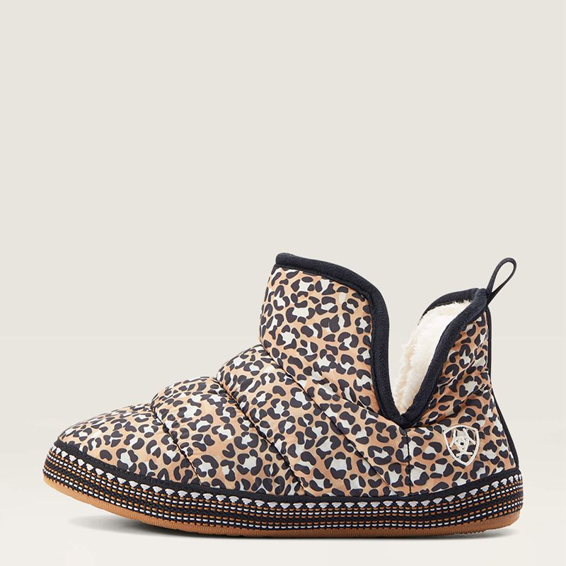 Ariat Crius Bootie Slipper Leopard Femme | UBV-39959356