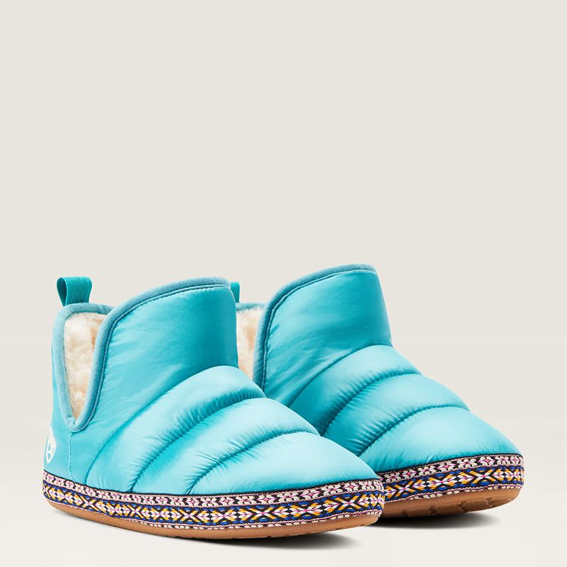 Ariat Crius Bootie Slipper Turquoise Femme | UDJ-46376974