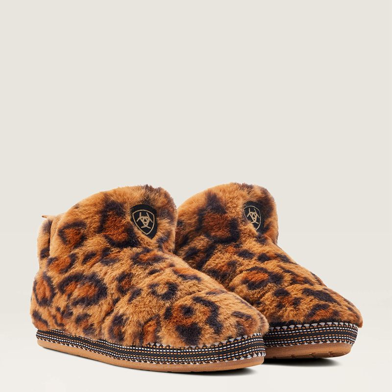 Ariat Bootie Slipper Leopard Femme | UOF-69766236