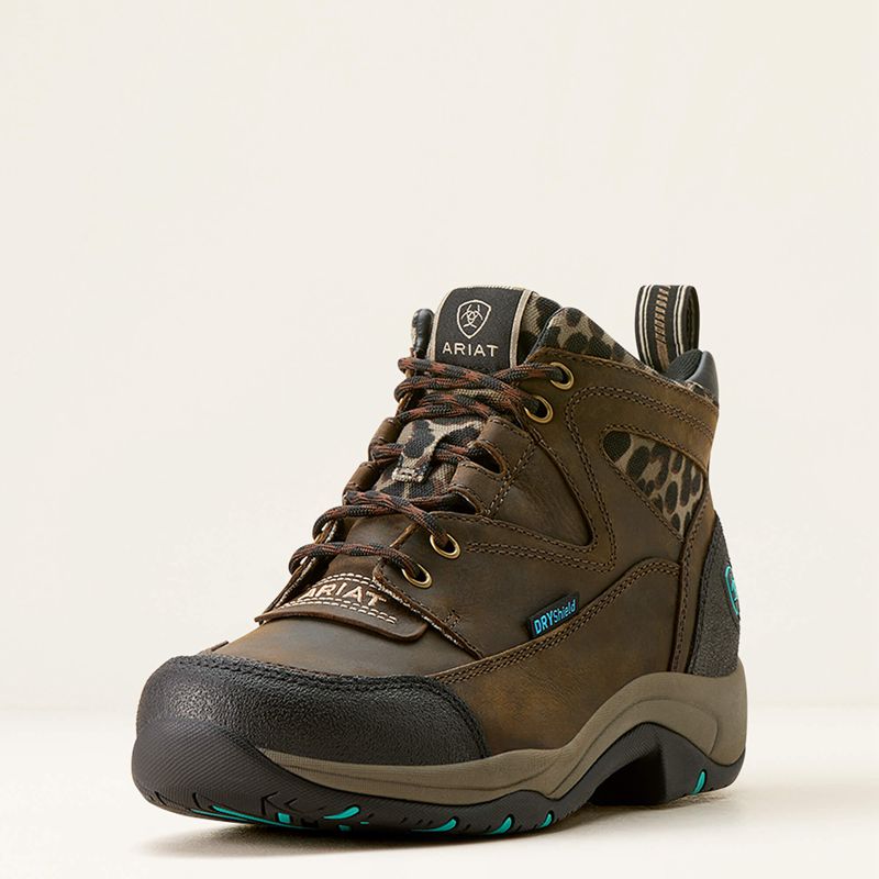 Ariat Terrain Waterproof Boot Leopard Femme | YDU-76332900