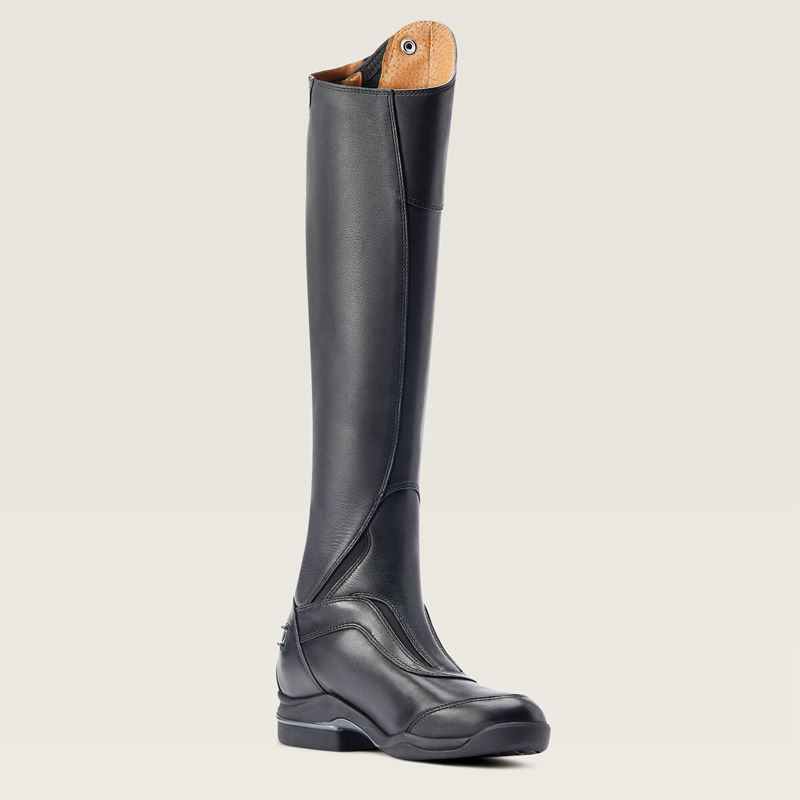 Ariat V Sport Zip Tall Riding Boot Noir Femme | HUS-65321789