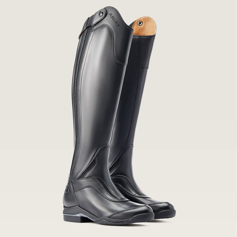 Ariat V Sport Zip Tall Riding Boot Noir Femme | HUS-65321789