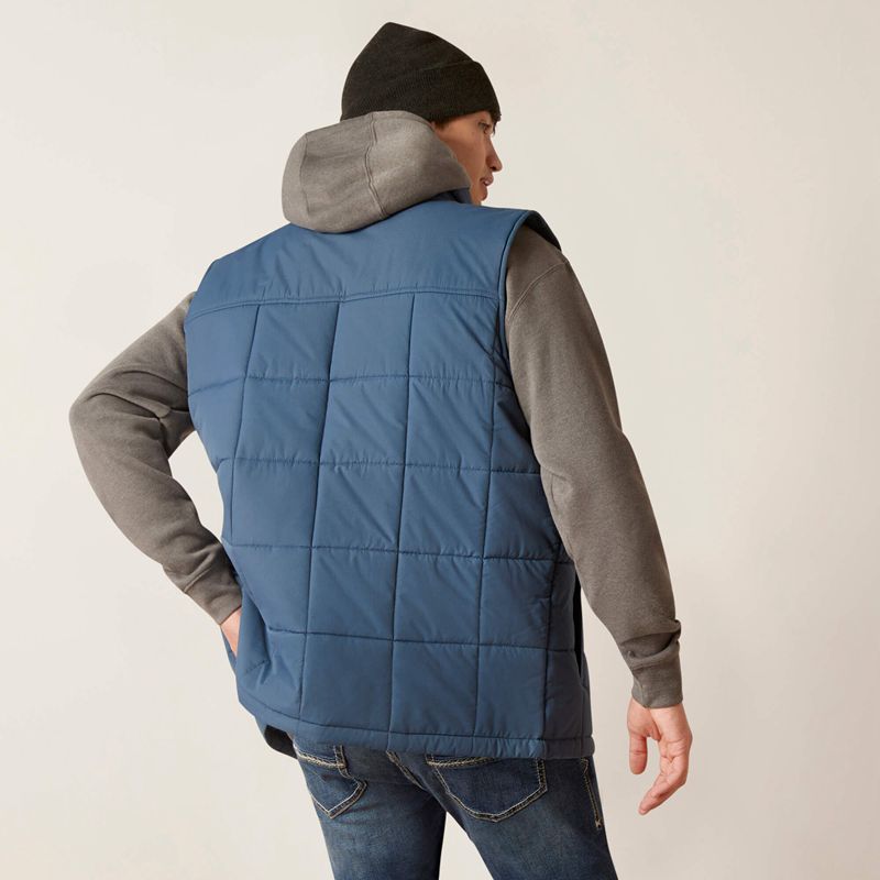 Ariat Crius Insulated Vest Steely Homme | BIY-13985258